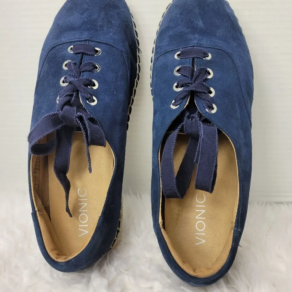 Vionic Womens Size 9.5]Blue Espadrilles Loafers Walking Shoes